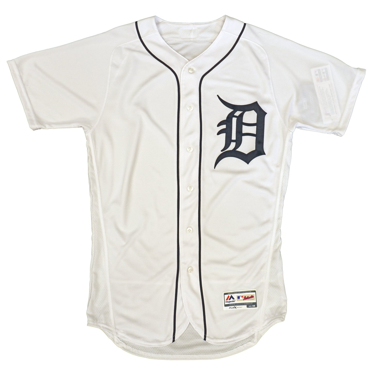 Majestic Men's MLB Detroit Tigers Authentic On Field Flex Base Jersey White