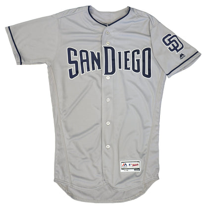 Majestic Men's MLB San Diego Padres Authentic On Field Flex Base Jersey Gray