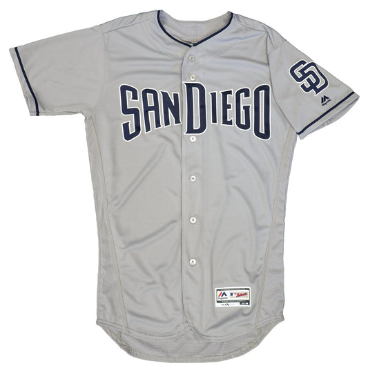 Majestic Men's MLB San Diego Padres Authentic On Field Flex Base Jersey Gray
