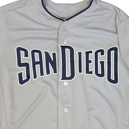 Majestic Men's MLB San Diego Padres Authentic On Field Flex Base Jersey Gray