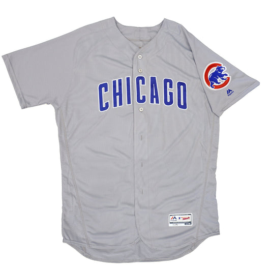 Majestic Men's MLB Chicago Cubs Authentic On Field Flex Base Jersey Gray