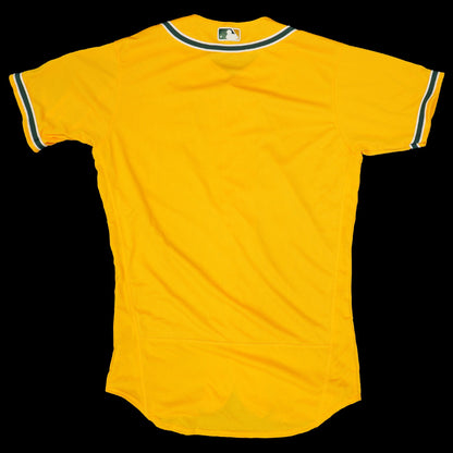Majestic Men's MLB Oakland Athletics Authentic On Field Flex Base Jersey Alternate