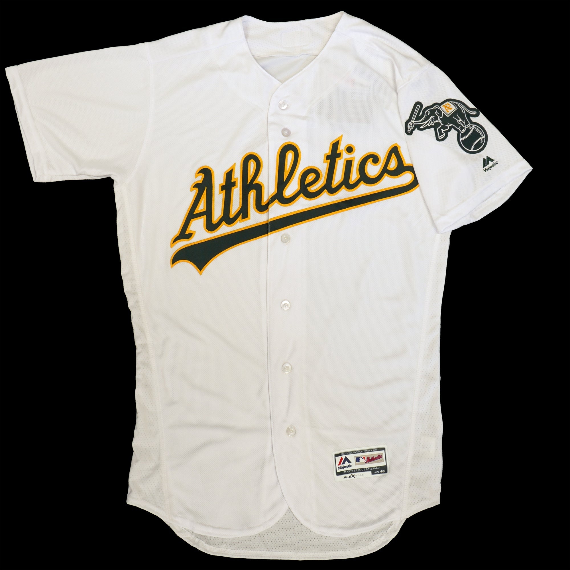 Majestic Men's Mlb Oakland Athletics Authentic On Field Flex Base