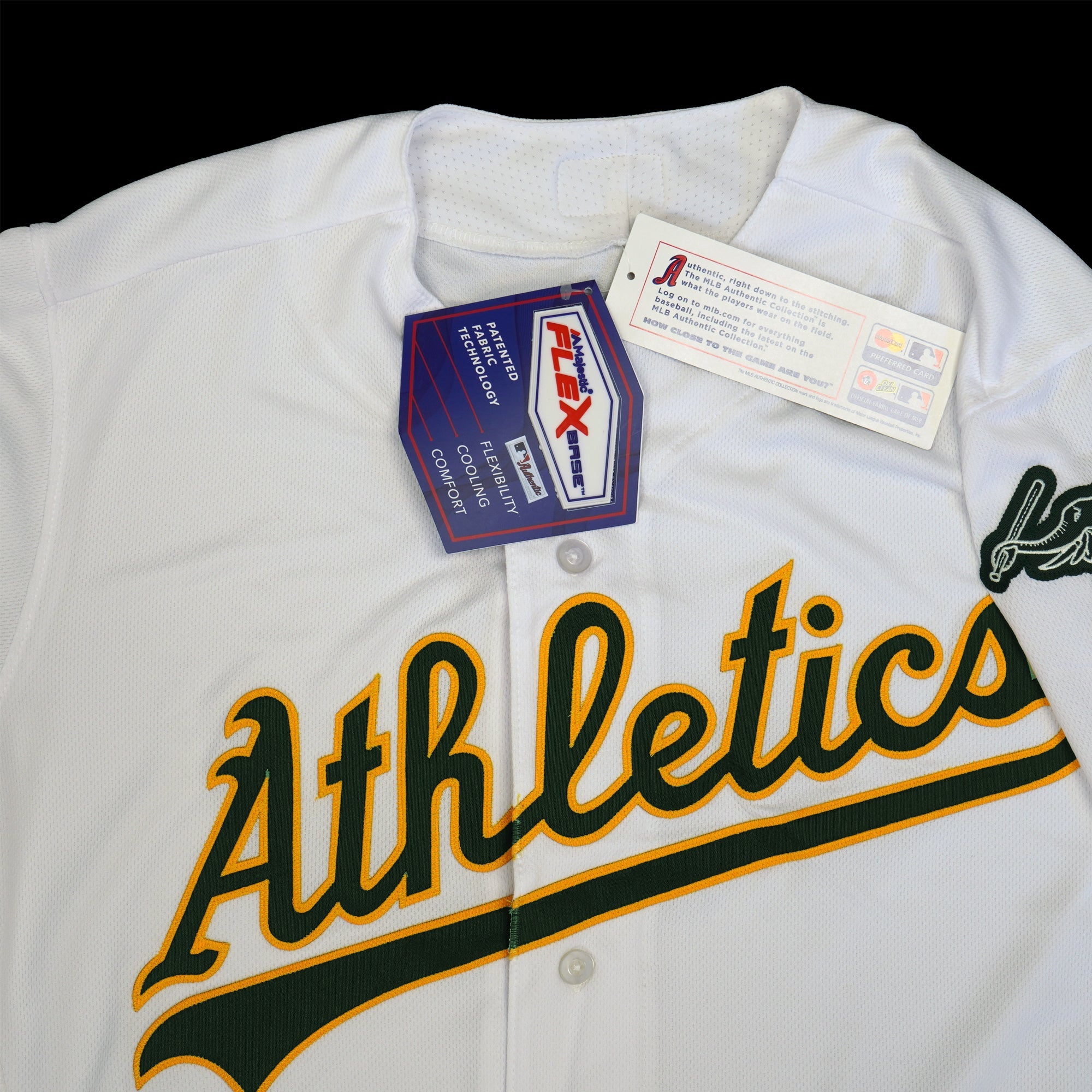 Majestic Men's Mlb Oakland Athletics Authentic On Field Flex Base