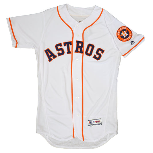Majestic Men's MLB Houston Astros Authentic On Field Flex Base Jersey White