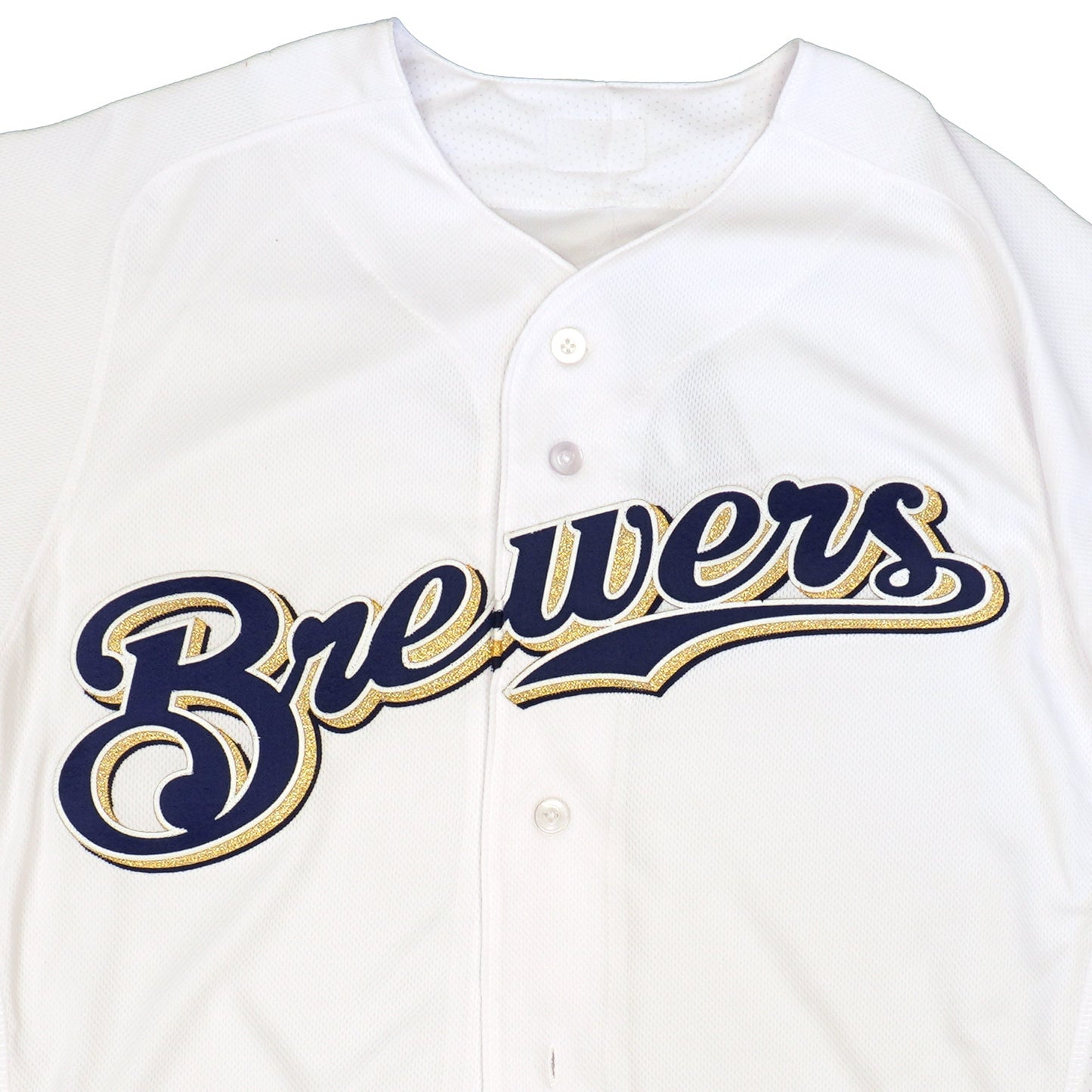 Majestic Men's MLB Milwaukee Brewers Authentic On Field Flex Base Jersey White