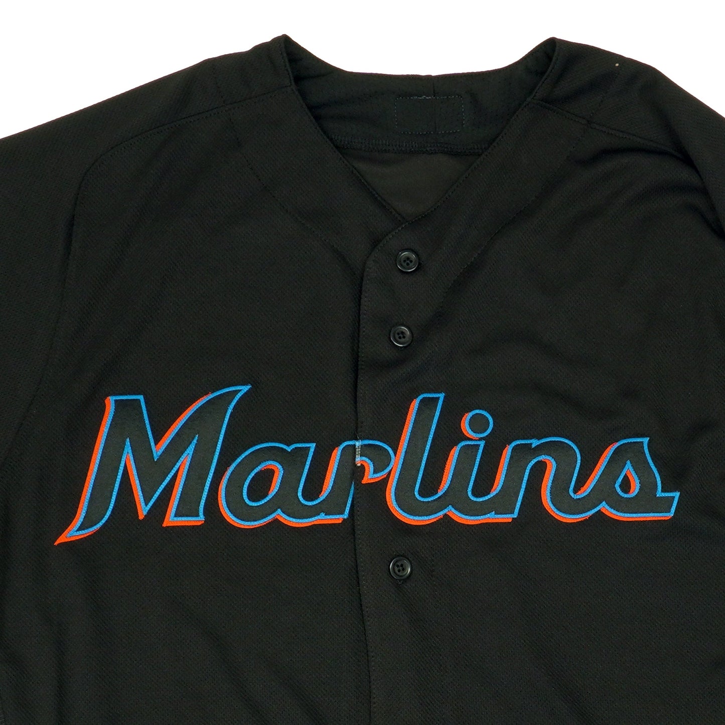 Majestic Men's MLB Miami Marlins Authentic On Field Flex Base Jersey Alternate