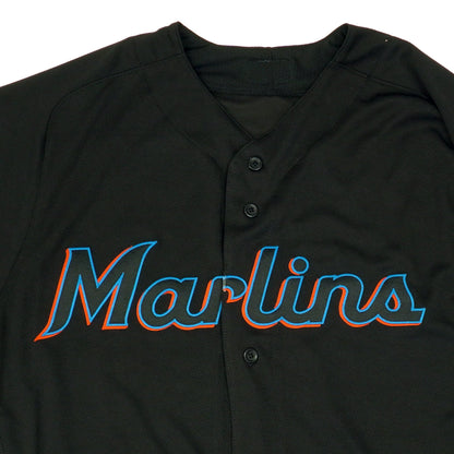Majestic Men's MLB Miami Marlins Authentic On Field Flex Base Jersey Alternate