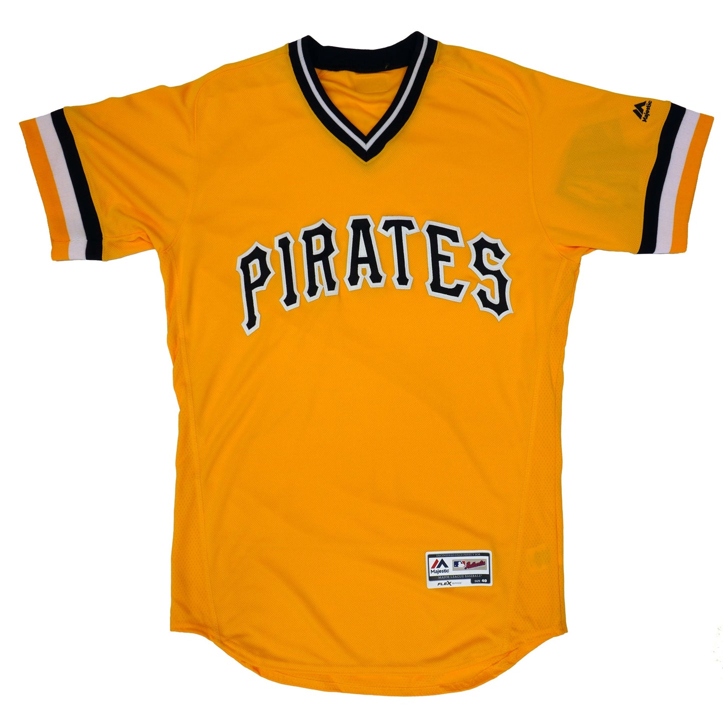 Majestic Men's MLB Pittsburgh Pirates Authentic On Field Flex Base Jersey Alt