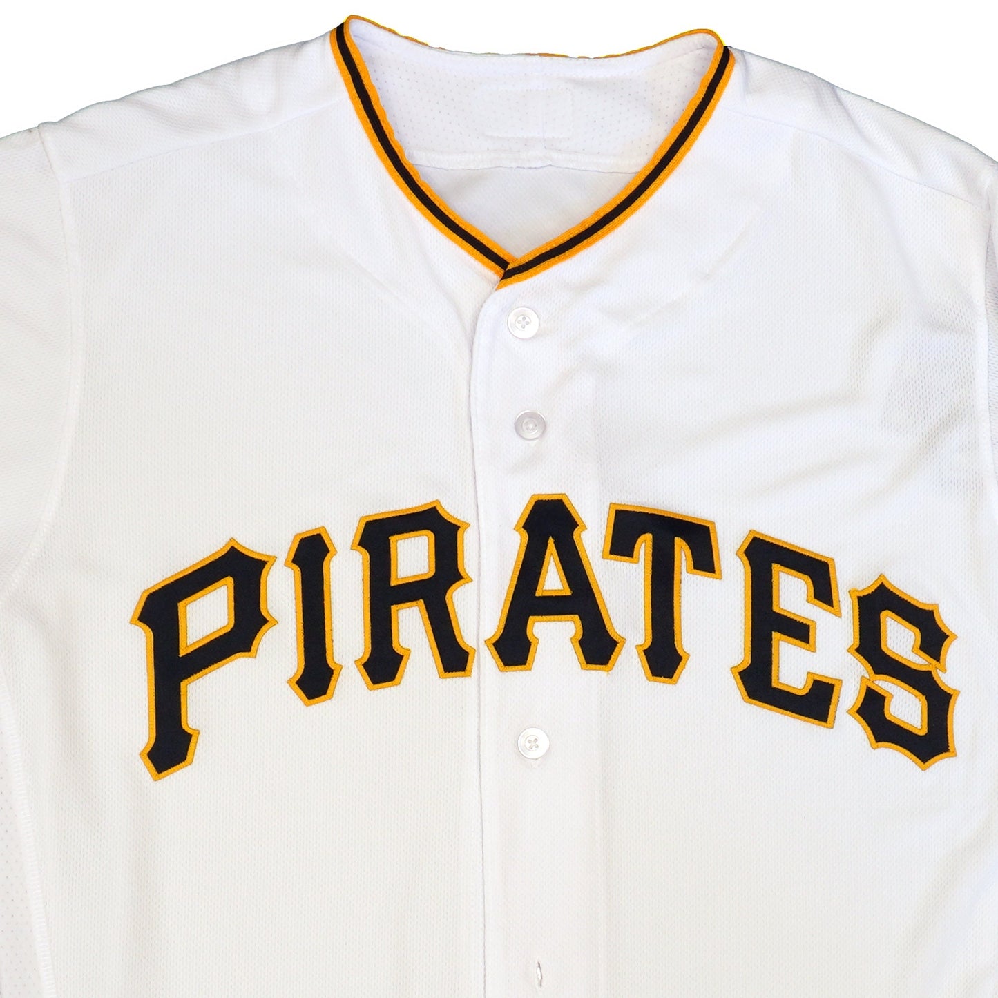 Majestic Men's MLB Pittsburgh Pirates Authentic On Field Flex Base Jersey White