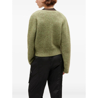 Green V-Neck Sweater