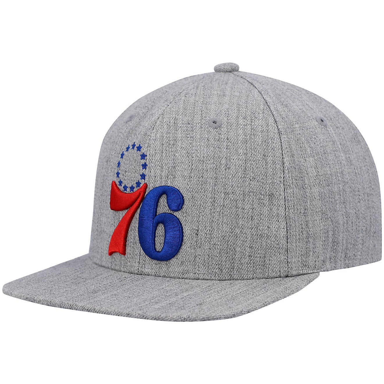 Mitchell & Ness Men's NBA Team Heather 2.0 Snapback 76Ers