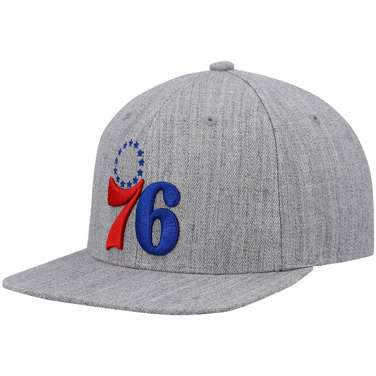 Mitchell & Ness Men's NBA Team Heather 2.0 Snapback 76Ers