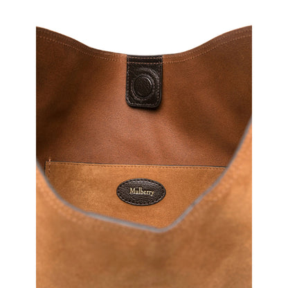 Shoulder Bag Brown Suede