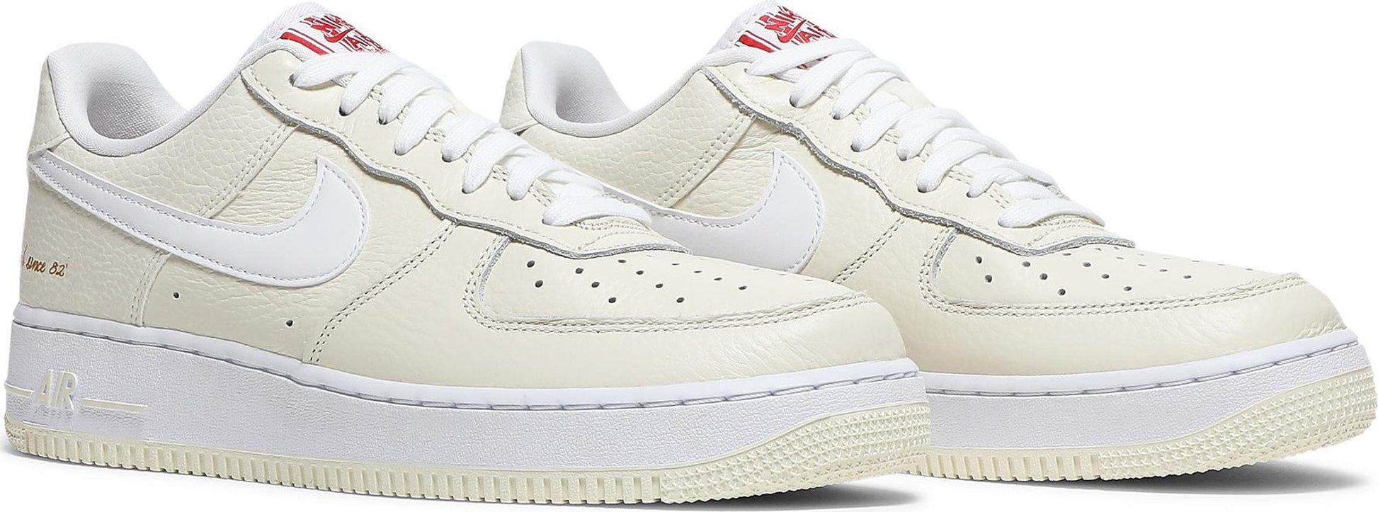 Coconut Milk/White-University Red-