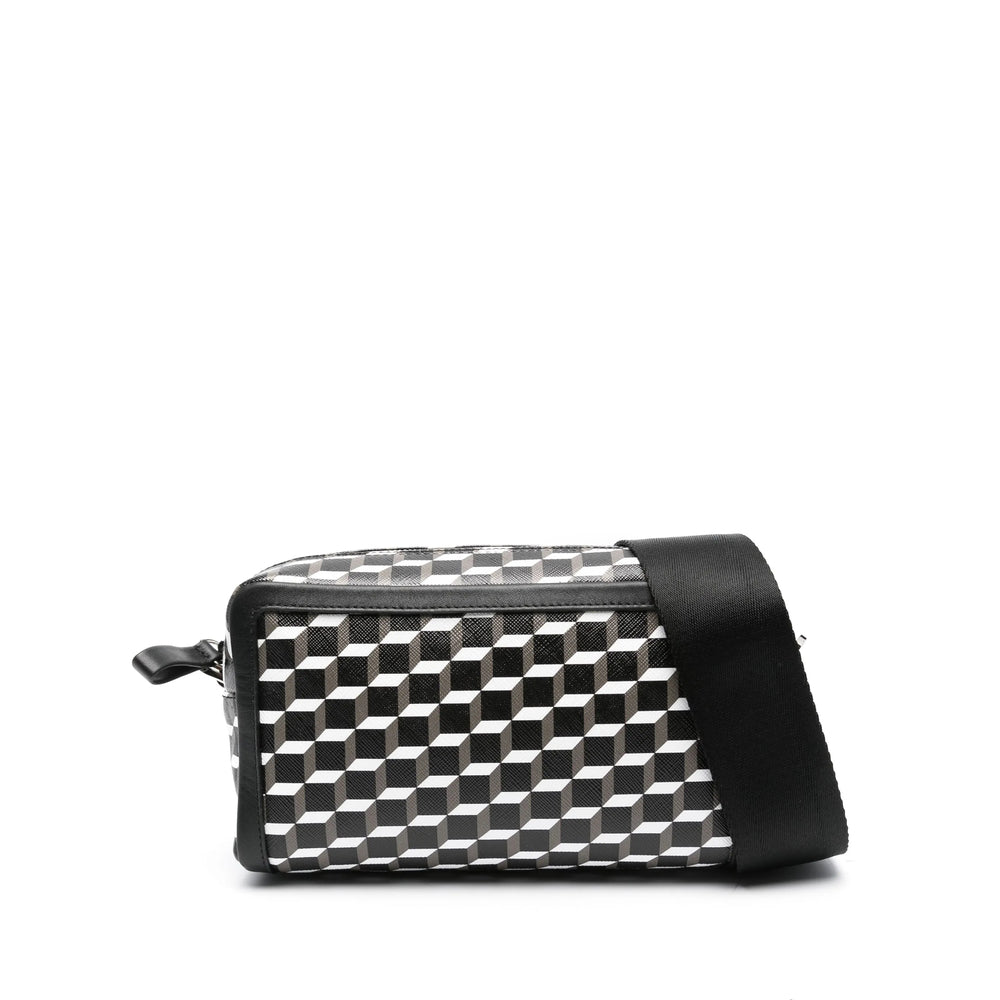 Geometric Print Shoulder Bag