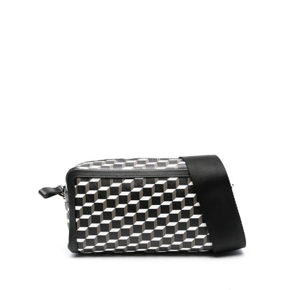 Geometric Print Shoulder Bag