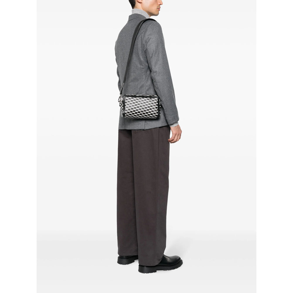 Geometric Print Shoulder Bag