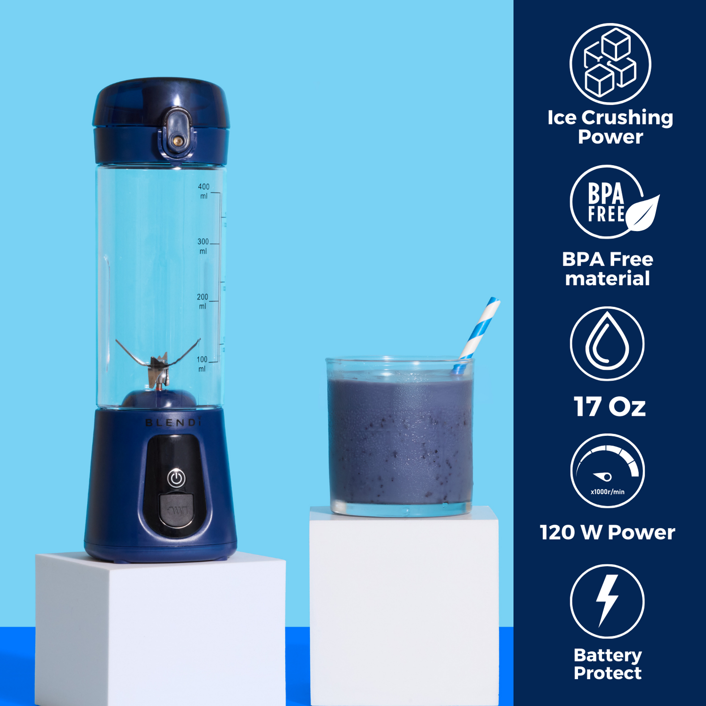 USA Pro+ Ice Crushing Portable Blender
