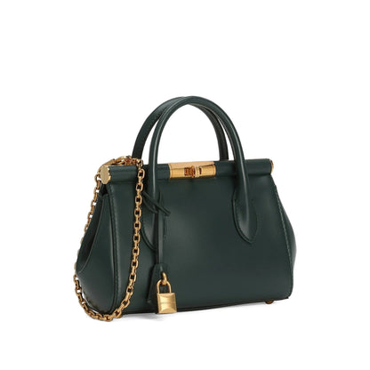 Forest Green Top Handle Bag