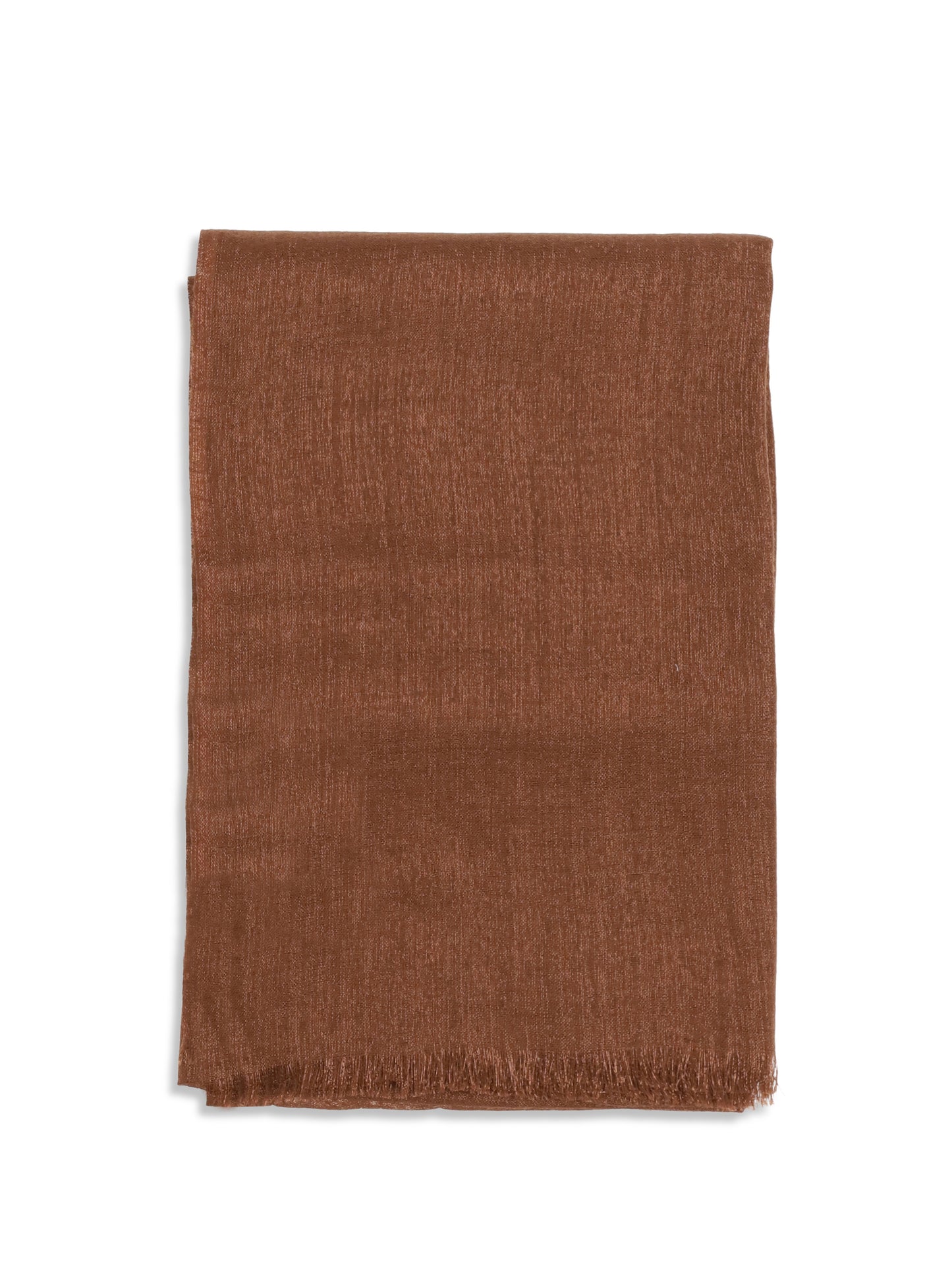 Scarf Silk & Cashmere Fire Brick