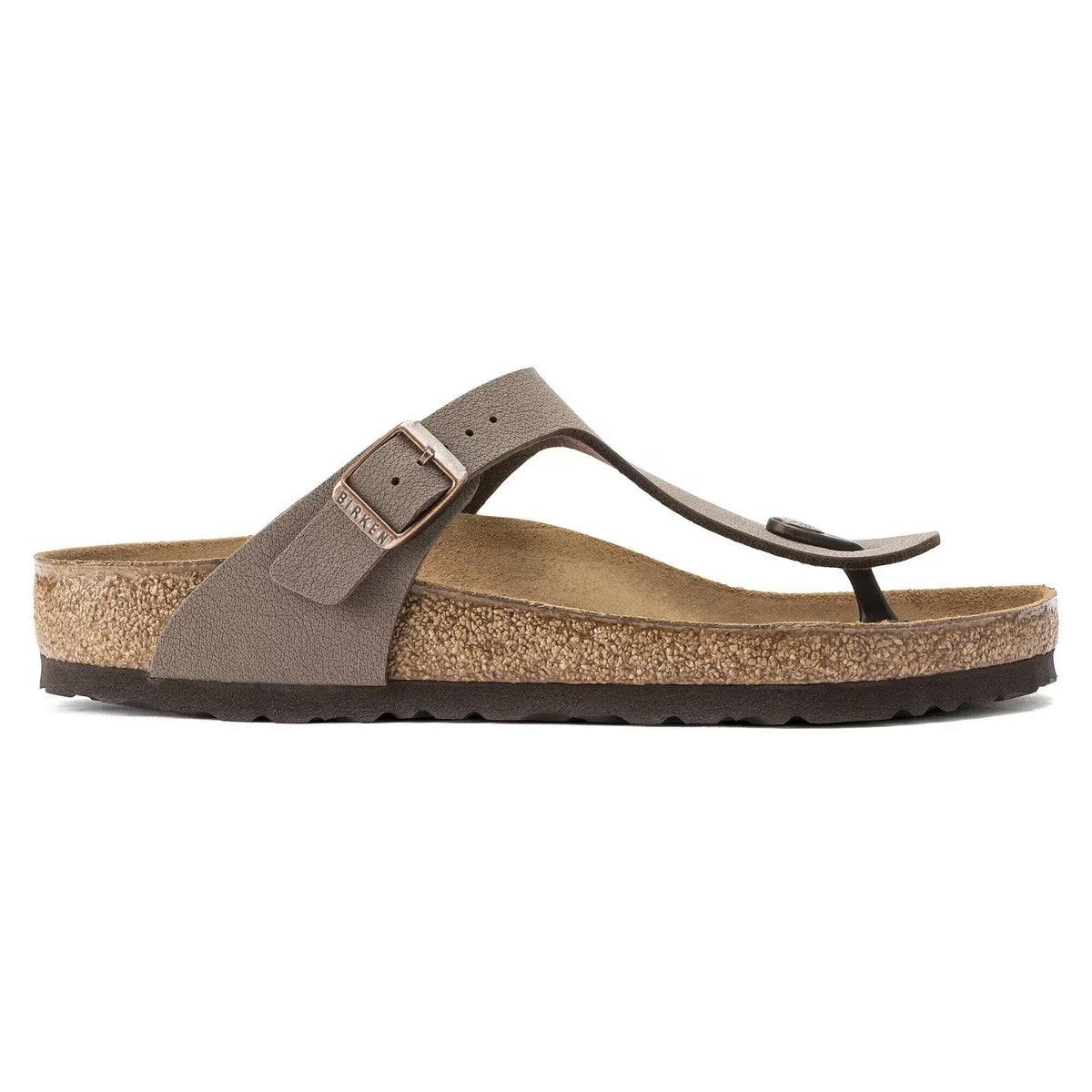 Birkenstock Gizeh Women's Thong Sandals — Mocha Birko-Flor