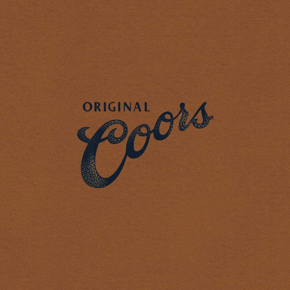 Coors Original Rodeo Cowboy Front/Back T-Shirt - Brown Sugar