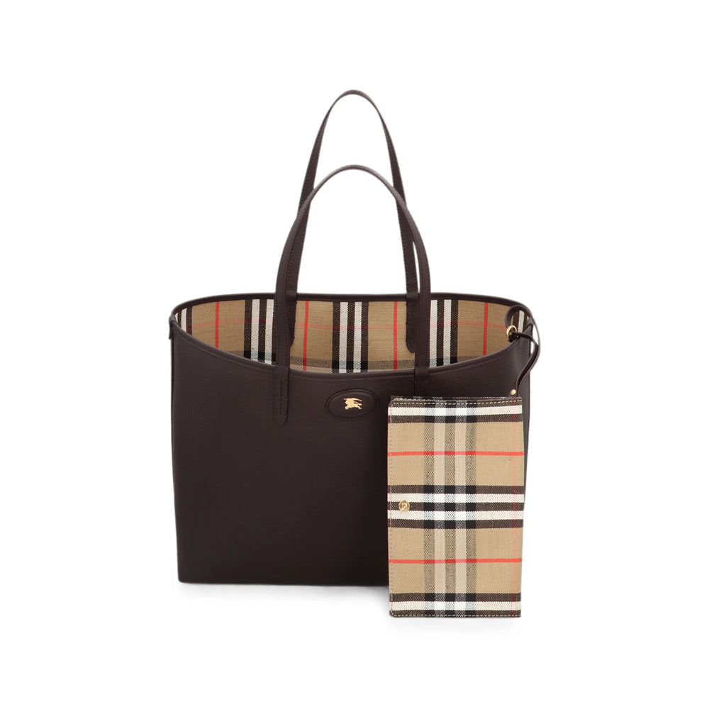 Tote Bag Burberry Dark Brown Check