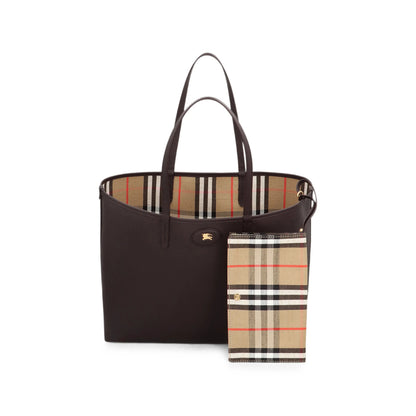 Tote Bag Burberry Dark Brown Check