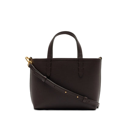 Brown Check Tote Bag