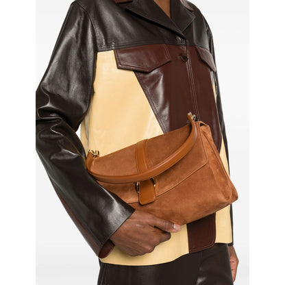 Ferragamo Brown Front Flap Bag