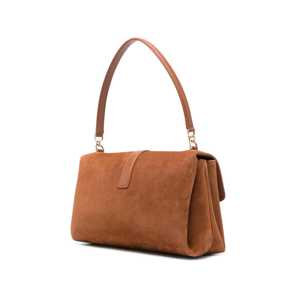 Ferragamo Brown Front Flap Bag