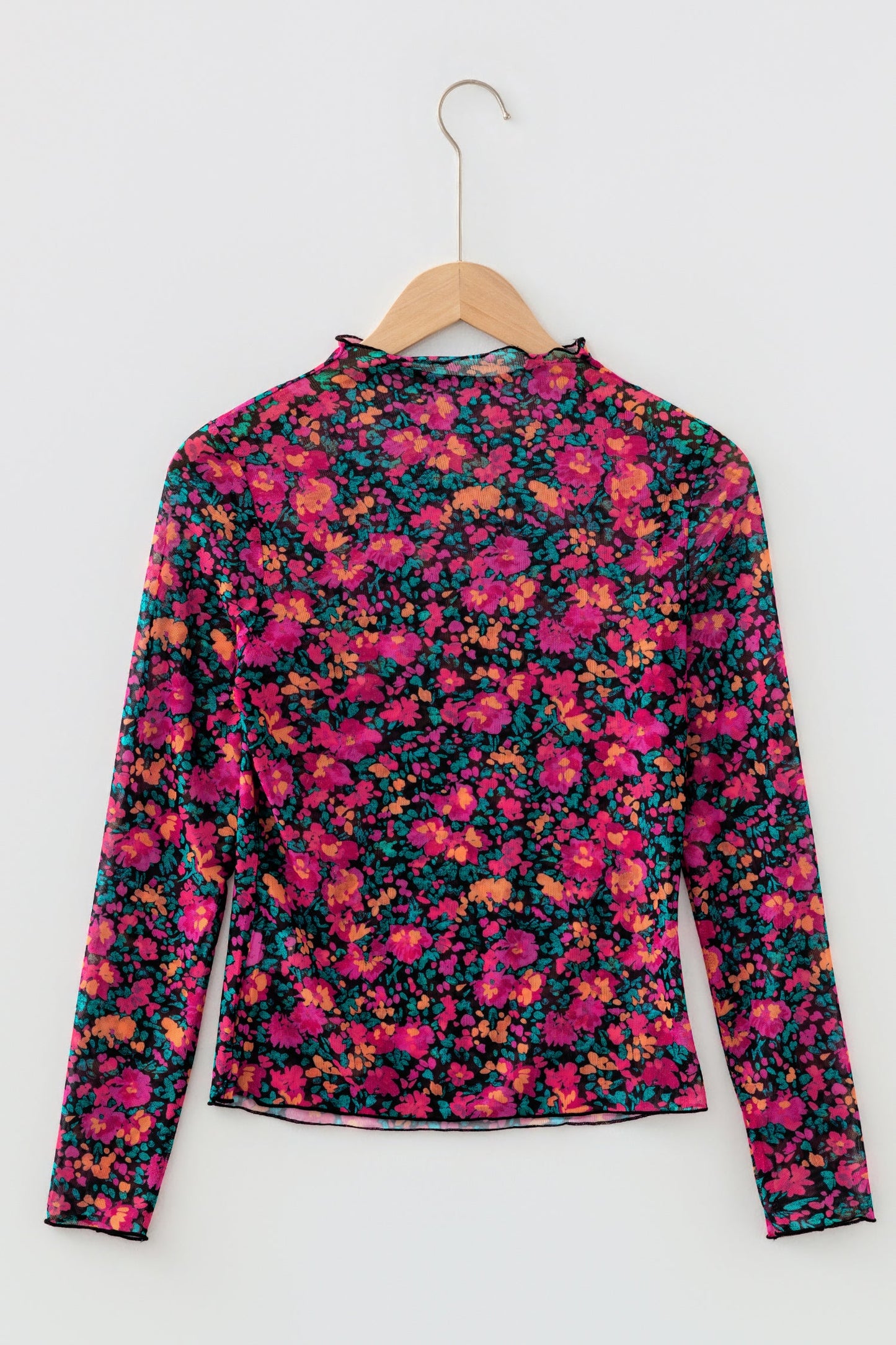 Threaded Pear Leona Sleeve Mock top Long Sleeve Top