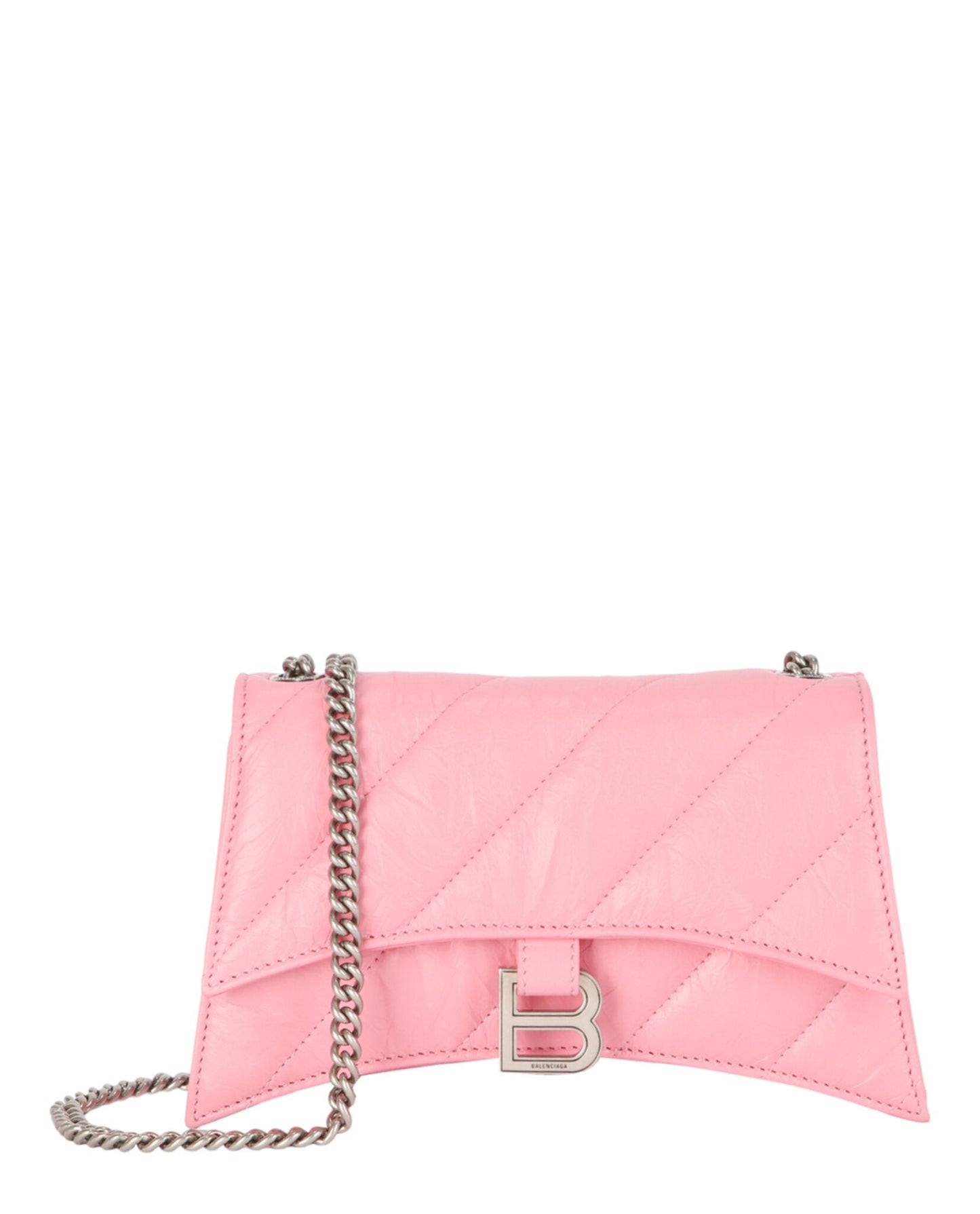 Balenciaga Xs Quilted Crush Leather Shoulder Bag