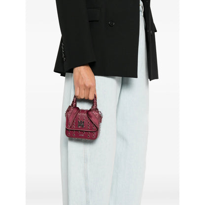 Amiri Logo Studded Bag