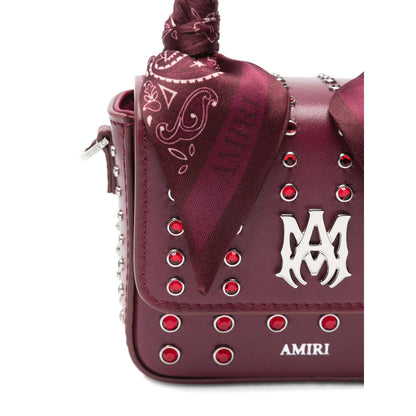 Amiri Logo Studded Bag