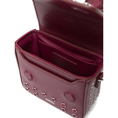 Amiri Logo Studded Bag