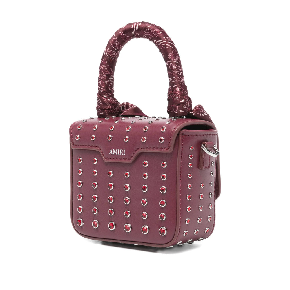 Amiri Logo Studded Bag
