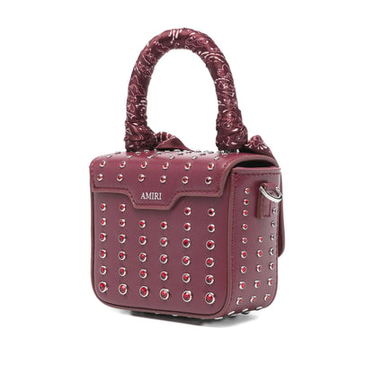 Amiri Logo Studded Bag