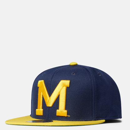 Mitchell & Ness Men's Ncaa Team 2 Tone 2.0 Fitted Michigan Fitted Caps