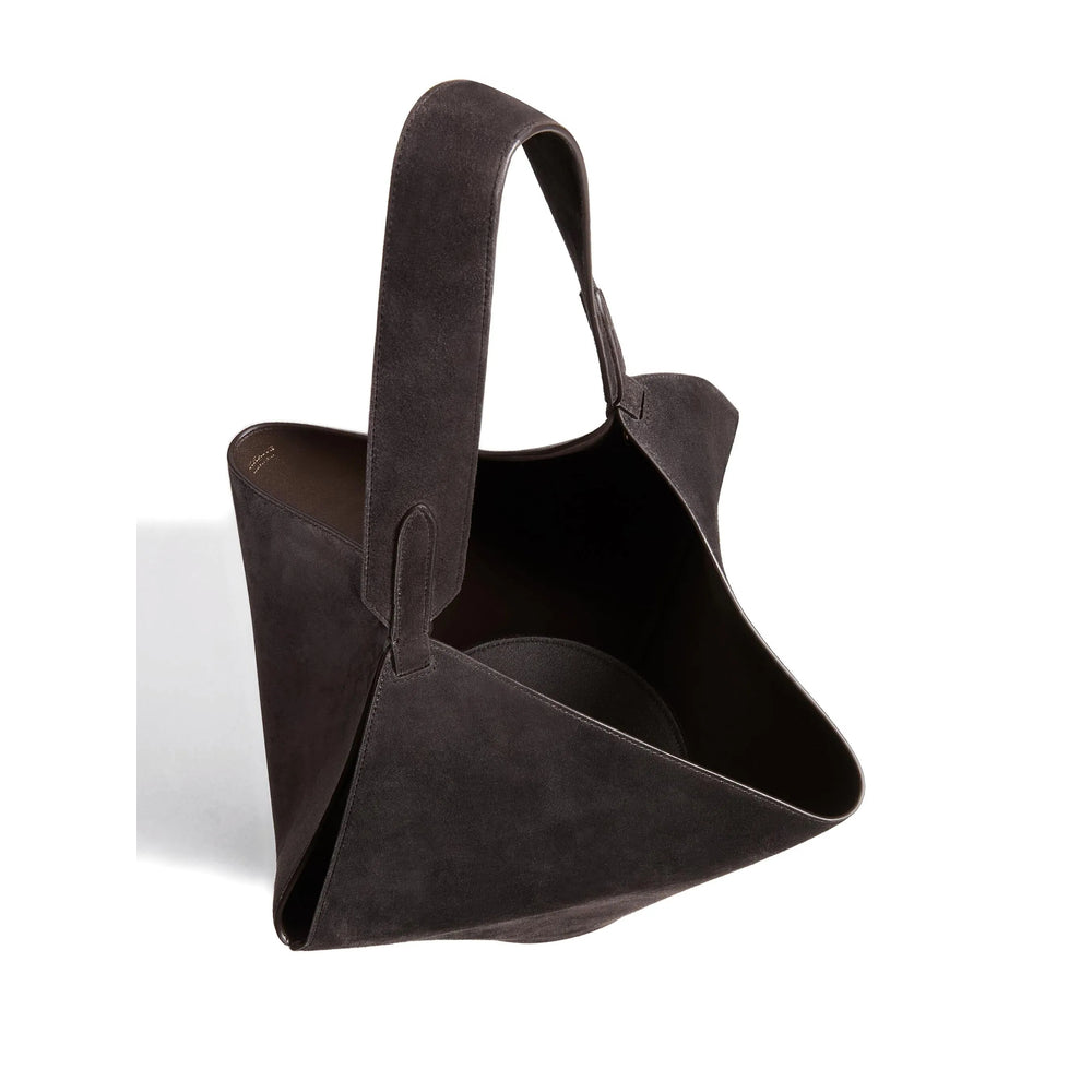Khaite Dark Brown Calf Leather Bag