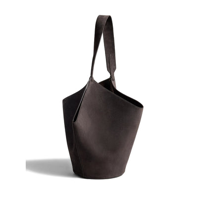 Khaite Dark Brown Calf Leather Bag
