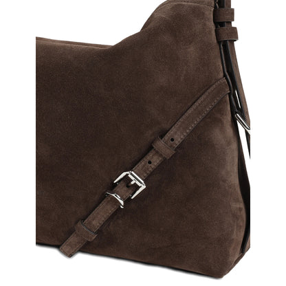 Shoulder Bag Calf Leather Brown