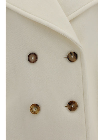 Short Coat Eden White