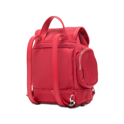 Red Bag With Adjustable Shoulder Straps