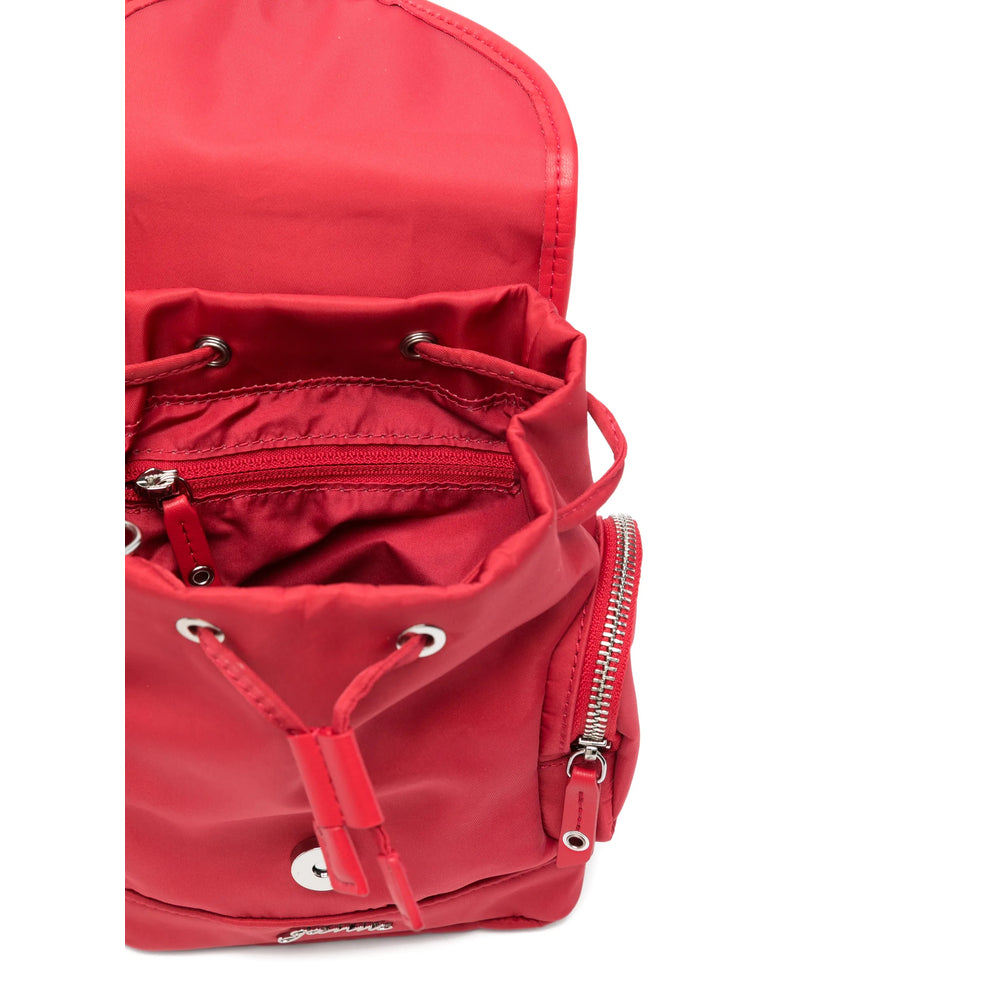 Red Bag With Adjustable Shoulder Straps