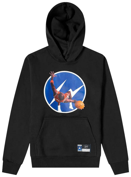Air Jordan Men's X Fragment Image Pullover Hoodie Sweaters