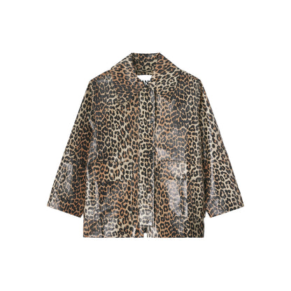 Jacket Brown Leopard Print
