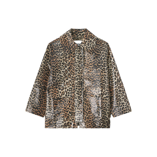 Jacket Brown Leopard Print