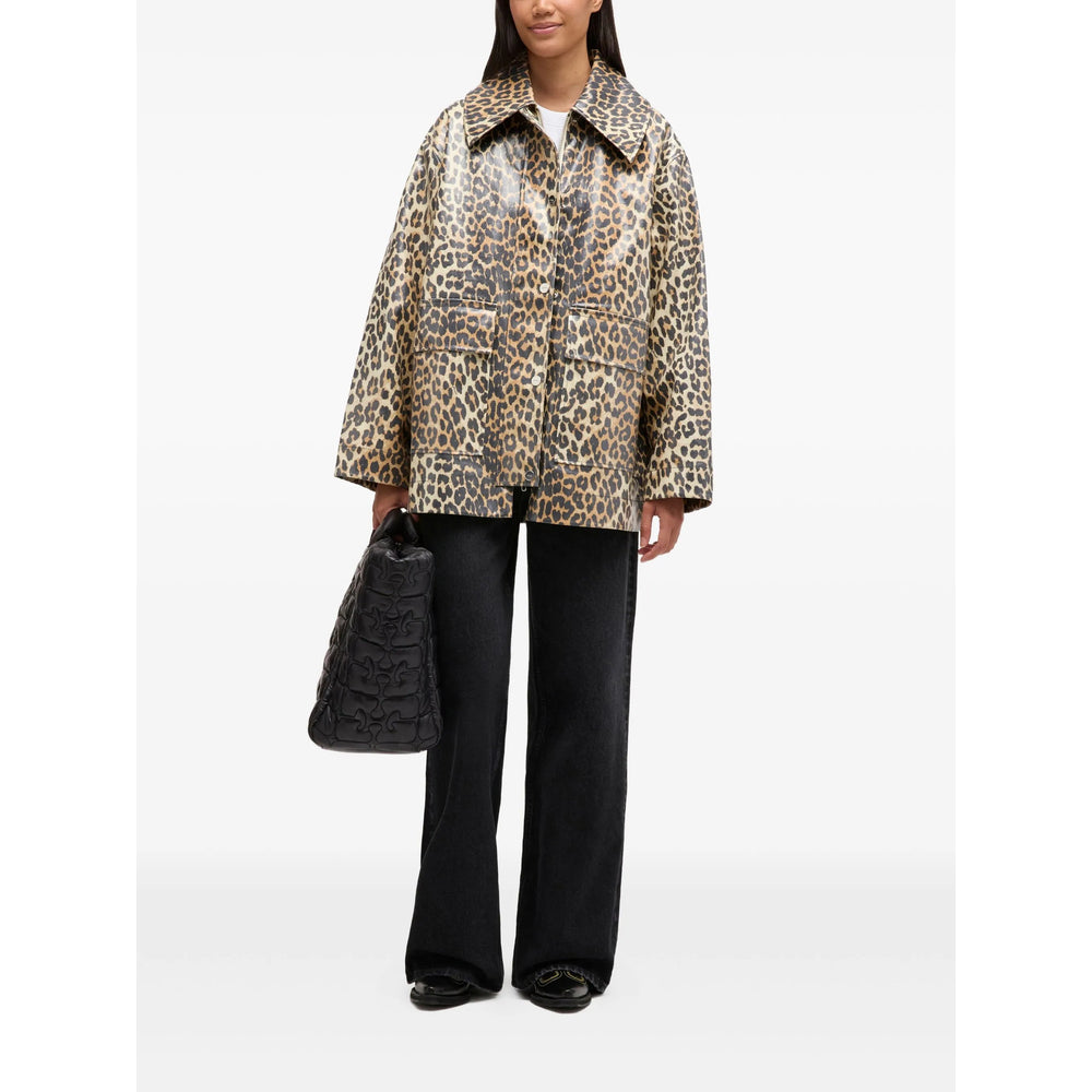 Jacket Brown Leopard Print